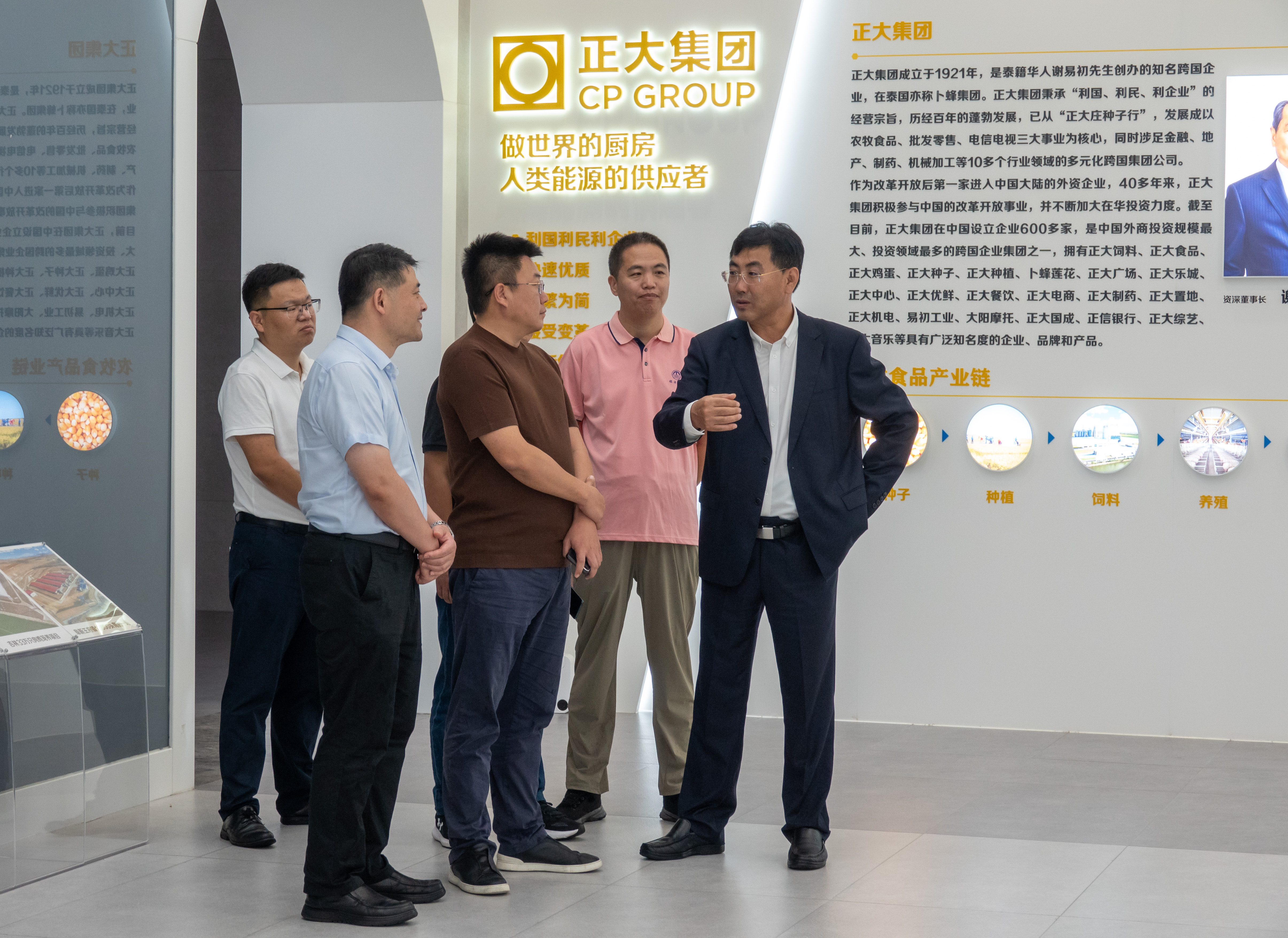 Mr. Zhang Wei, President of Meiji Group, Visited CP M&E Group